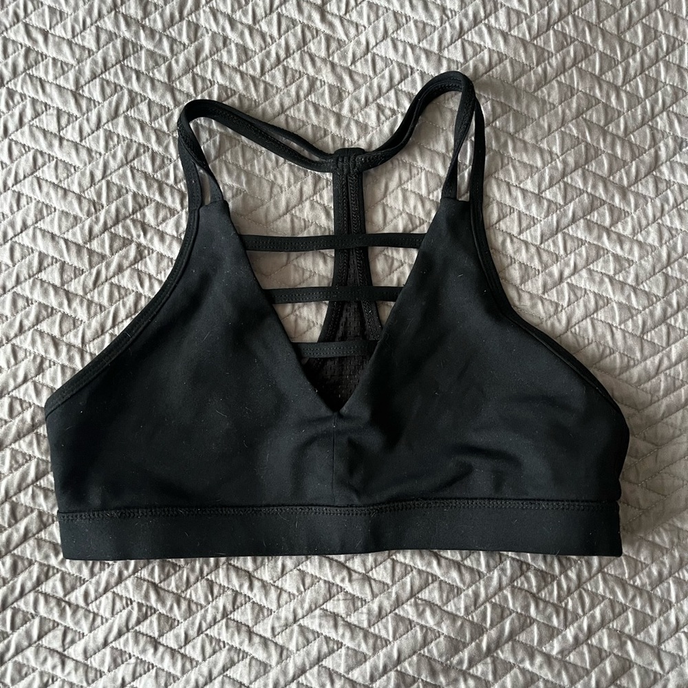 ZYIA Black Grid Bra